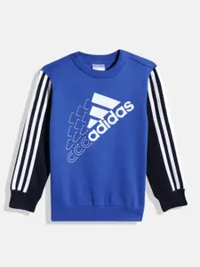 ADIDAS Boys Brand Logo Print Outdoor Sweatshirt