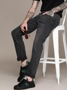 WROGN Men Straight Fit Light Fade Stretchable Jeans