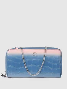 Caprese Eva Women Navy Large Wallet