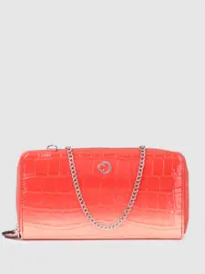 Caprese Eva Women Coral Large Wallet