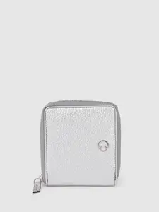 Caprese Amelia Women Silver Small Wallet
