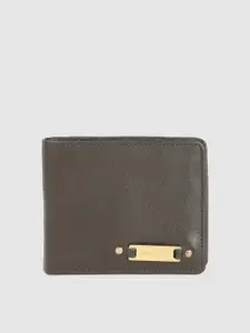 Hidesign Men Solid Leather Two Fold Wallet