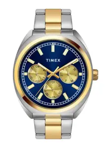 Timex Men Embellished Dial & Bracelet Style Straps Analogue Watch TWEG22301