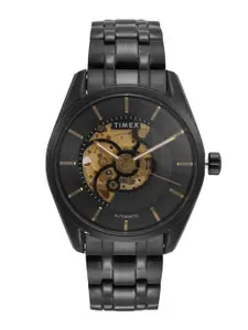 Timex Men Skeleton Dial & Stainless Steel Straps Analogue Automatic Watch TWEG17505