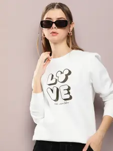 Kook N Keech Disney Women Graphic Printed Sweatshirt