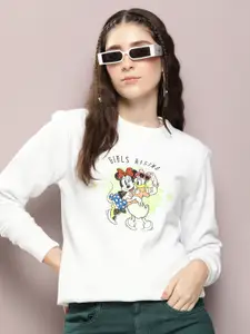 Kook N Keech Disney Women Graphic Printed Sweatshirt