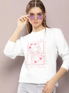 Kook N Keech Disney Women Graphic Printed Sweatshirt
