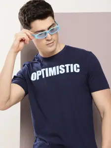 Kook N Keech Men Typography Printed Pure Cotton T-shirt