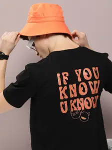 Kook N Keech Men Typography Printed Pure Cotton T-shirt