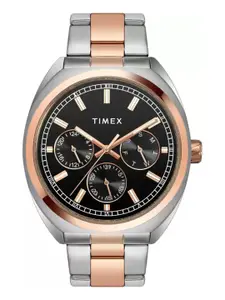 Timex Men Embellished Dial & Bracelet Style Straps Analogue Watch TWEG22302