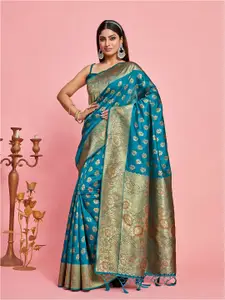 MIMOSA Woven Design Zari Kanjeevaram Saree