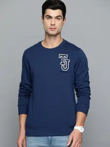Indian Terrain Round Neck Applique Detail Sweatshirt