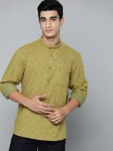 Indian Terrain Men Slim Fit Printed Casual Shirt
