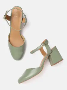 her by invictus Round-Toe Block Heel Pumps