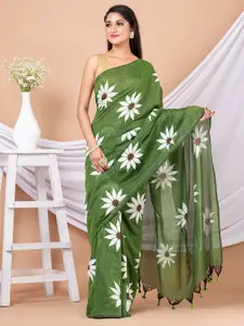 HOUSE OF ARLI Floral Printed Pure Cotton Saree