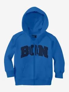 BONKIDS Boys Blue Hooded Sweatshirt