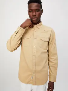 max Spread Collar Cotton Casual Shirt