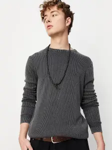 max Ribbed Cotton Pullover