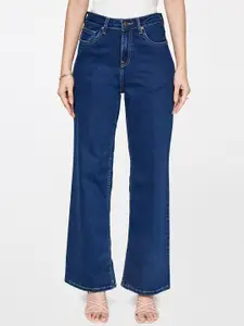 AND Women Blue Mid-Rise Bootcut Jeans