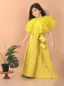 LilPicks Girls Silk Ready To Wear Lehenga & Blouse