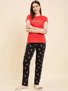 Sweet Dreams Graphic Printed Night suit