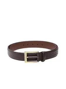 Allen Solly Men Textured Leather Belt