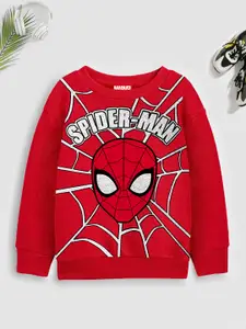 YK Marvel Boys Spider Man Printed Pullover