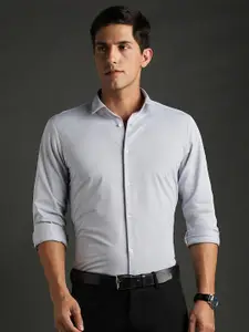 Bergamo Slim Fit Long Sleeves Knitted Formal Shirt