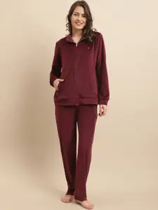 Kanvin High Neck Long Sleeves Nightsuit