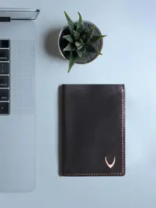 Hidesign Men Leather Three Fold Wallet