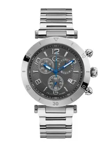 GC Men Grey Bracelet Style Straps Analogue Quartz Battery Powered Watch Y68001G5MF
