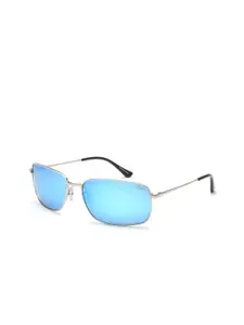IDEE Men Rectangle Sunglasses with UV Protected Lens IDS2786C3PSG