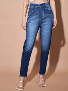 SASSAFRAS BASICS Women Clean Look High-Rise Light Fade Jeans