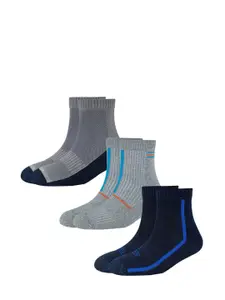 Cotstyle Men Pack Of 3 Anti-Bacterial Ankle-Length Socks