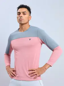 Technosport Colourblocked Anti Odour Slim Fit Training T-shirt