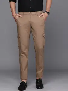 Louis Philippe Sport Men Slim Fit Mid-Rise Cargos Trousers