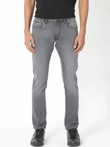 RARE RABBIT Men Switz Slim Fit Mid-Rise Cotton Stretchable Jeans