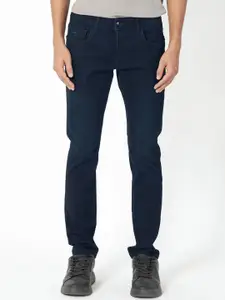 RARE RABBIT Men Clean Look Mid-Rise Cotton Stretchable Jeans