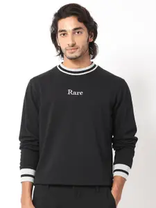 RARE RABBIT Brand Logo Printed Cotton Sweatshirt