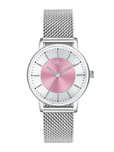 DressBerry Women Brass Printed Bracelet Style Straps Analogue Watch DB-003