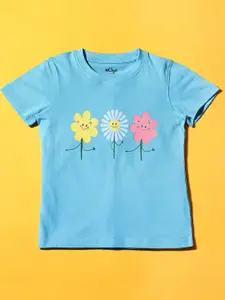 Hoop Girls Printed Cotton T-shirt