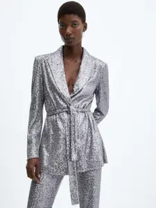MANGO Shimmery Blazer