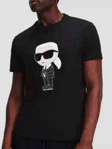 Karl Lagerfeld Graphic Printed Organic Cotton T-shirt
