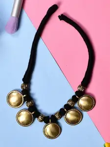 Bamboo Tree Jewels Brass-Plated Tribal Necklace