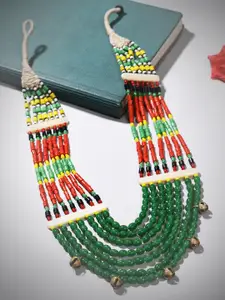 Bamboo Tree Jewels Vintage Naga Beaded Tribal Necklace