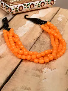 Bamboo Tree Jewels Resin Beaded Tribal Necklace