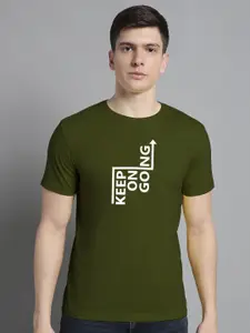FBAR Typography Printed Cotton T-shirt