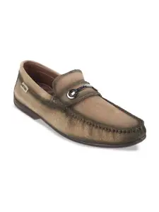 Metro Men Comfort Insole Leather Horsebit Driving Shoes