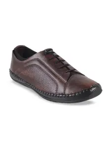 WALKWAY by Metro Men Textured Perforated Formal Oxfords