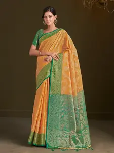 Sangria Floral Woven Design Saree